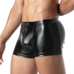 LEADER Short avec Zip Brut Noir
